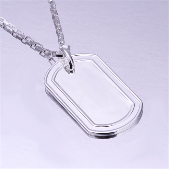 Hot sale Medals necklace sterling silver necklace STSN273,wholesale fashion 925 silver pendant necklace factory direct sale free shipping