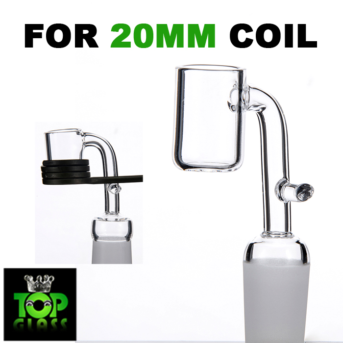 2MM Thick Quartz Banger Enail with 14/18mm frosted male female joint, this quartz enail bowl dia:19.5mm, for 20mm Heating Coil.
2MM Thick Quartz Banger Enail with 14/18mm frosted male female joint, this quartz enail bowl dia:19.5mm, for 20mm Heating Coil.