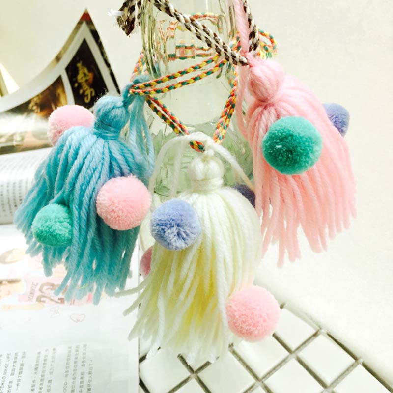 150pcs New Bag pendant pom keychian Purse charm tassel keychain with tassel for bags 3styles
150pcs New Bag pendant pom keychian Purse charm tassel keychain with tassel for bags 3styles