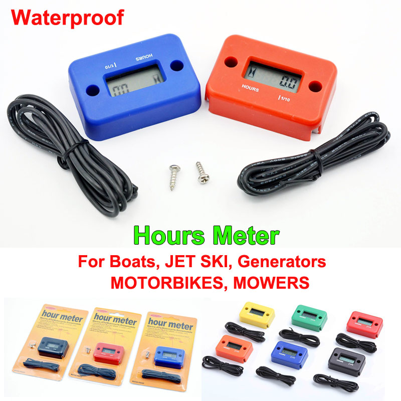 Hot Sale Waterproof Inductive LCD Digital Hour Meter for Bike Motorcycle ATV Snowmobile Marine Boat Ski Dirt Gas Engine Tachometer
Hot Sale Waterproof Inductive LCD Digital Hour Meter for Bike Motorcycle ATV Snowmobile Marine Boat Ski Dirt Gas Engine Tachometer