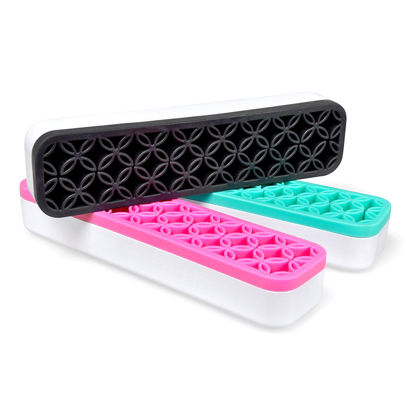 Silicone Cosmetic Organizer Makeup Brush Holder Drying Rack Shelf Makeup Brush Display Stand for Pencil Brushes Eyeliner Storage Free DHL Best quality