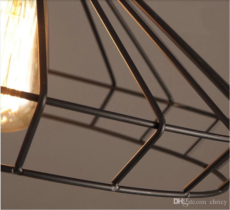 Retro Loft Led Industrial Pendant Lamp Wooden Chandelier Lighting for Restaurant Bar Coffee Kitchen Home Decoration