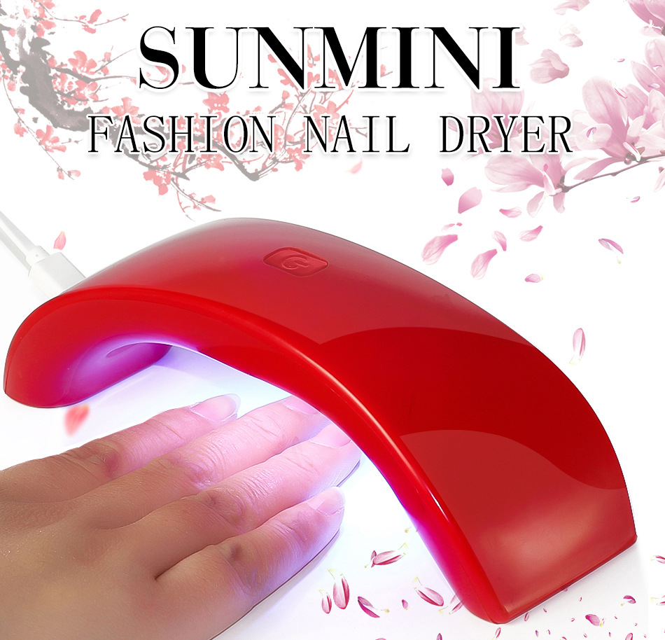 Time-limited Sale Blow Dryer Softair Secador De Cabelo Led Nail Lamp, Uv Tool, Phototherapy Machine, 12w, Usb Portable Mini Lamp