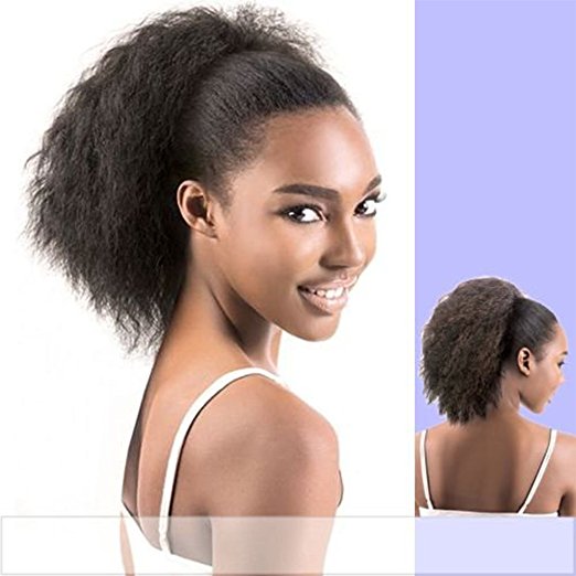 Wrap Drawstring 100 Human Hair Ponytail Extensions Coarse Curly Afro Kinky Straight Italian Yaki Curly Top Closure Clip Ins Ponytail Extensi
Wrap Drawstring 100 Human Hair Ponytail Extensions Coarse Curly Afro Kinky Straight Italian Yaki Curly Top Closure Clip Ins Ponytail Extensi