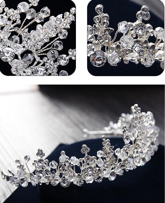 High Quality Shiny New Bead Wedding Crowns Rhinestone Headpieces For Bridal Fashion Hair Jewelry In Stock
High Quality Shiny New Bead Wedding Crowns Rhinestone Headpieces For Bridal Fashion Hair Jewelry In Stock