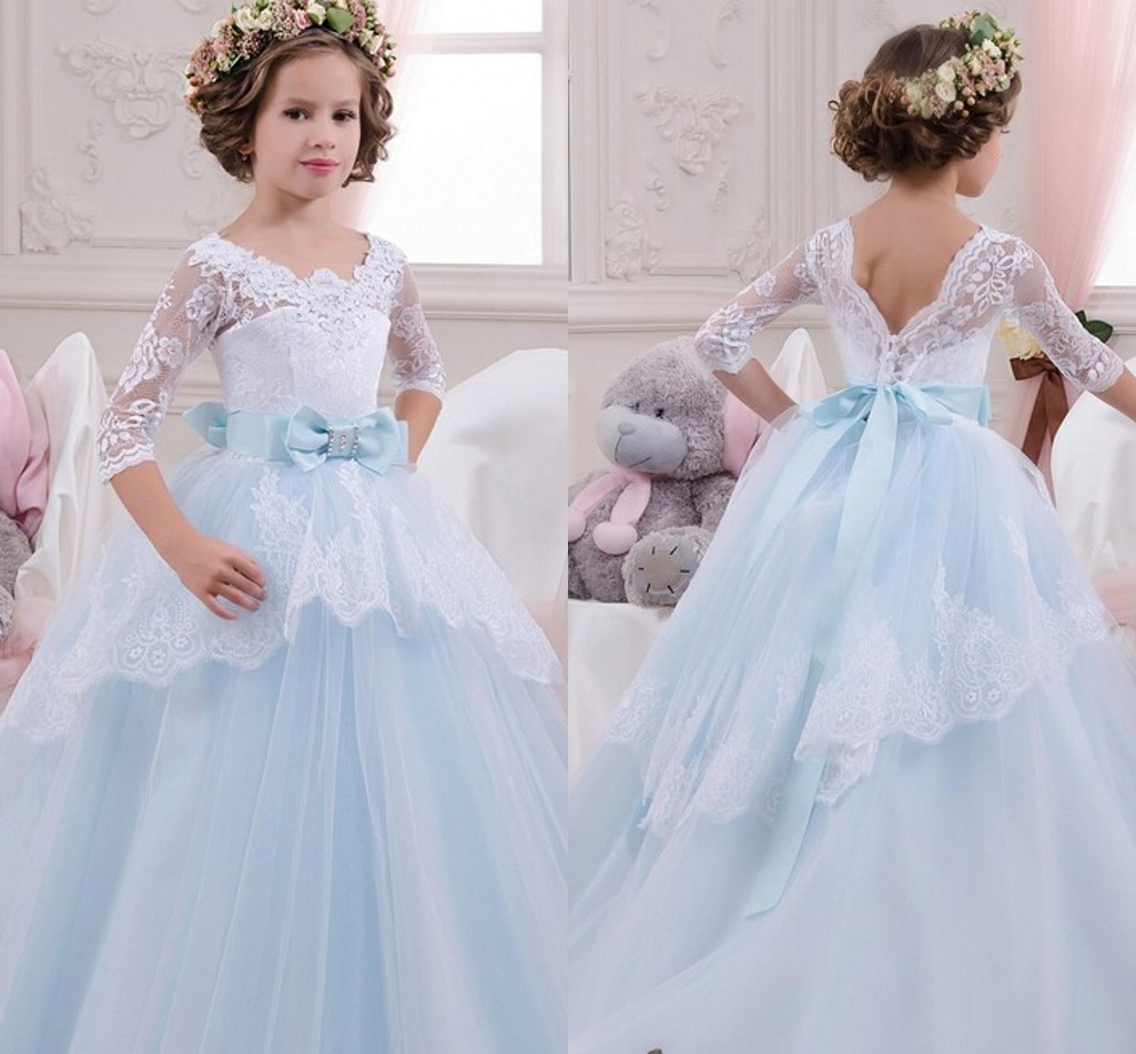 Sheer Lace Ball Gown Flower Girl's Dresses with 3/4 Long Sleeve Cap Sleeves Floor Length Wedding Flower Baby Girl Dress Communion Dresses, Yellow
Sheer Lace Ball Gown Flower Girl's Dresses with 3/4 Long Sleeve Cap Sleeves Floor Length Wedding Flower Baby Girl Dress Communion Dresses, Yellow