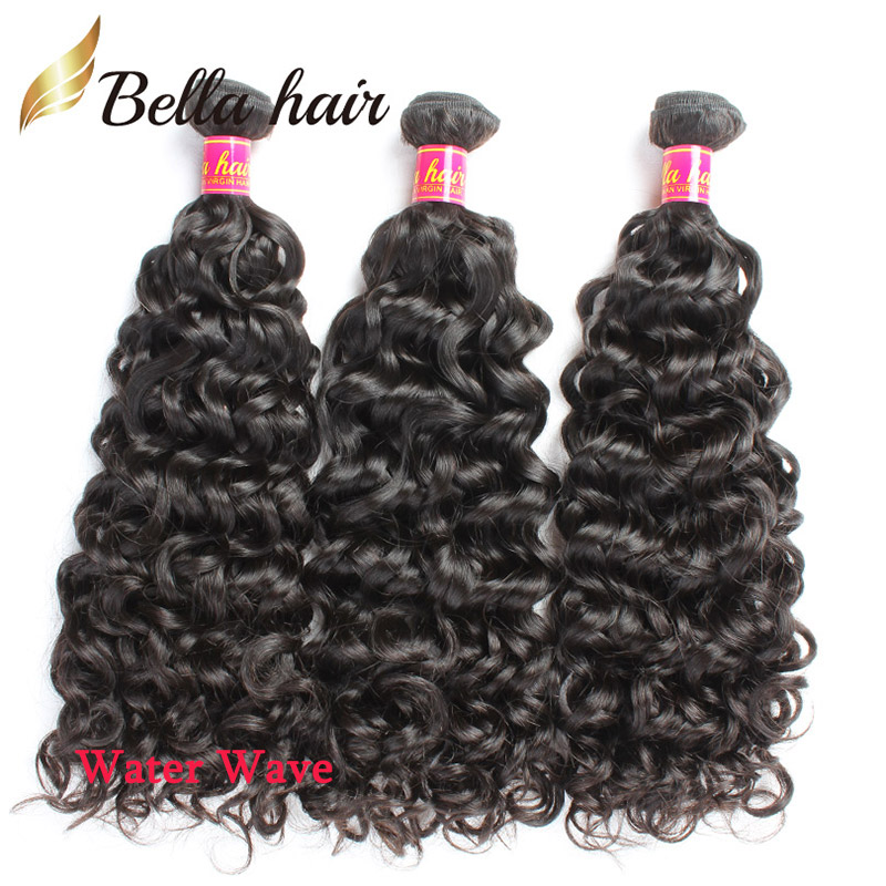 Bella Brazilian Hair 8-34 inch Unprocessed Human Hair Bundles Bone Straight Body Wave Loose Deep Curly Water Wave Natural Wave Hair Slay Extensions Ju