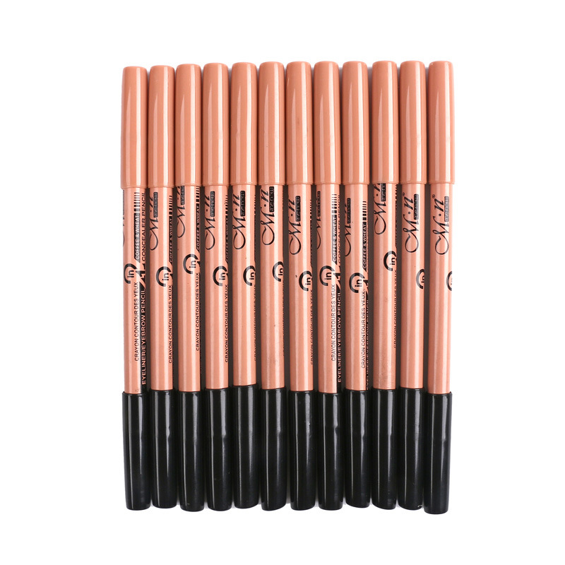 Wholesale-Maquiagem eye brow menow makeup double function eyebrow pencils & concealer pencils maquillaje 48pcs/lot