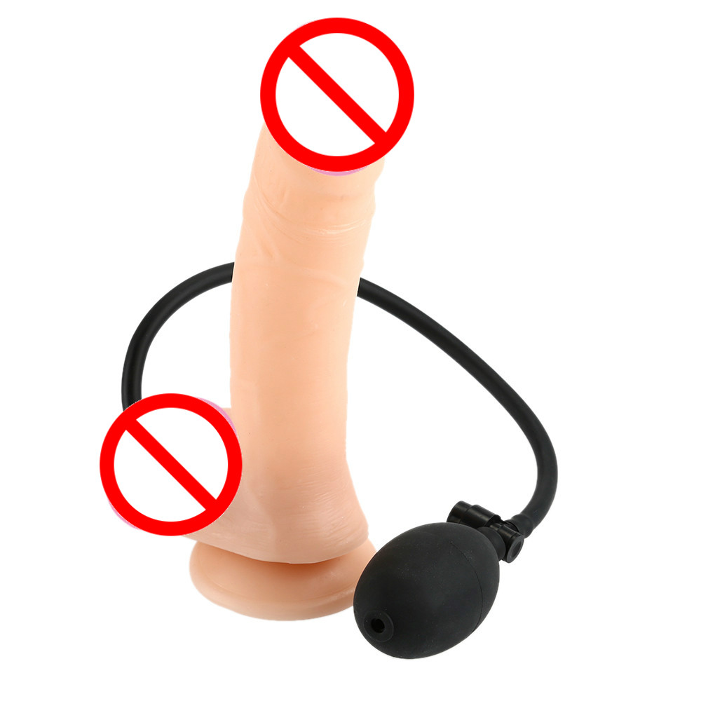 Anal Toys Sex Inflatable Dildo Realistic Super Big Size Penis Cock For Women Product Adult Machine
