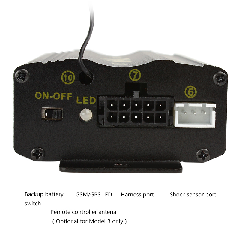 Real-Time GSM Car GPS Tracker TK103 - Quad-Band Vehicle Location Monitor with Free Online Access