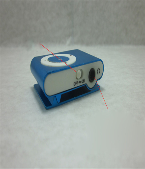 Mini Lettore Mp3 Player Alluminio Clip Usb Supporta Micro Sd TF 16 32 Gb Rosso No Screen Clip MP3 Wholesale Gift Card Clip Good Quality Nice