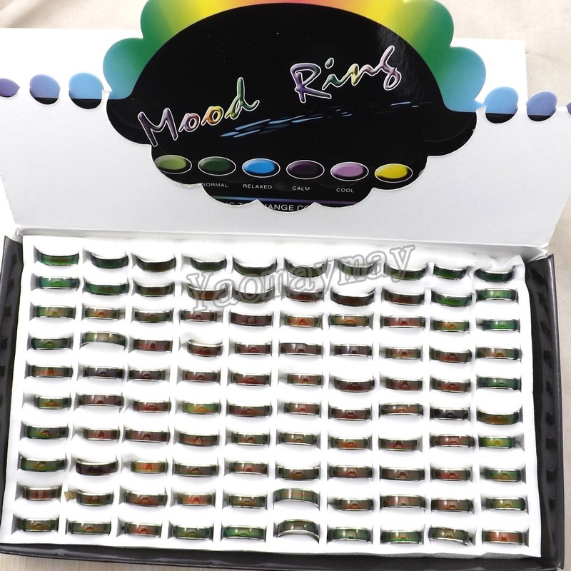Fashion Mood Rings Free Shipping, 100pcs Mix Size MOOD Ring Changes Color From Temperature
Fashion Mood Rings Free Shipping, 100pcs Mix Size MOOD Ring Changes Color From Temperature