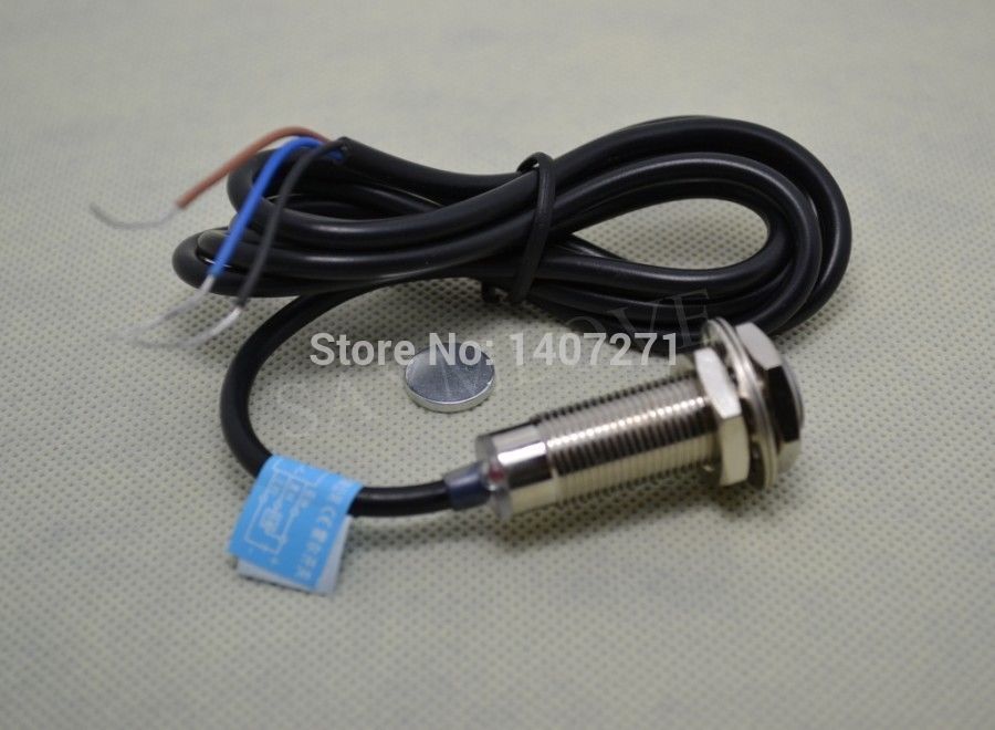 Wholesale-Digital Red LED Tachometer RPM Speed Meter + Hall Proximity Switch Sensor NPN free shipping Wholesale-Digital Red LED Tachometer RPM Speed Meter + Hall Proximity Switch Sensor NPN free shipping