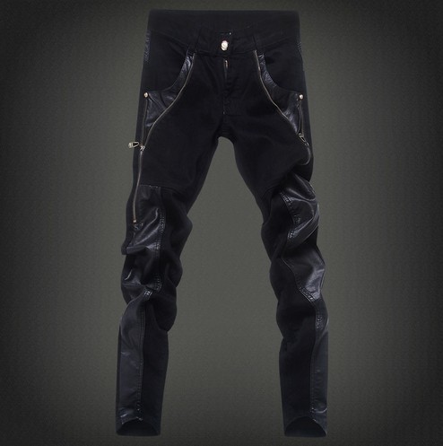 Free shipping new 2016 fashion leather patchwork skinny jeans men brand punk style slim fit pencil pants men, Champagne
Free shipping new 2016 fashion leather patchwork skinny jeans men brand punk style slim fit pencil pants men, Champagne