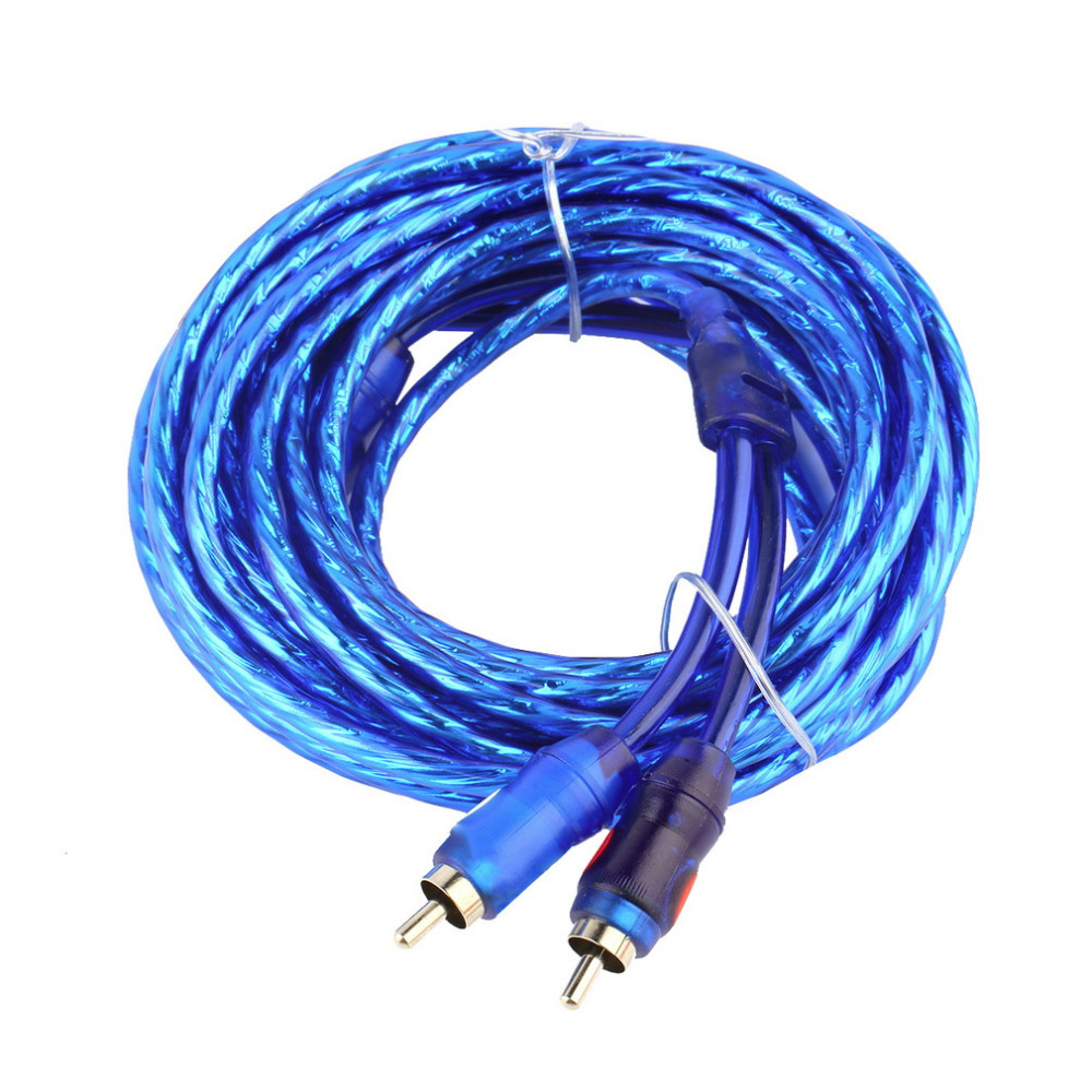 1500W Car Audio Wire Wiring Amplifier Subwoofer Speaker Installation Kit 8GA Power Cable 60 AMP Fuse Holder