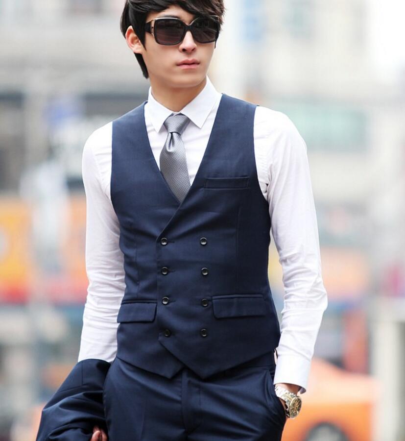 Double Breasted Mens Wedding Dress Waistcoats Casual Formal Waist Coat Korean Suit Vests For Men formal vest, Blue
Double Breasted Mens Wedding Dress Waistcoats Casual Formal Waist Coat Korean Suit Vests For Men formal vest, Blue