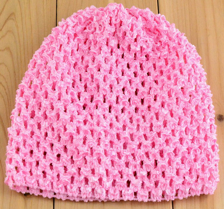 50pcs Colorful Baby 6" Crochet Beanie Hats Infant Handmade Knit Waffle hat String Wheat Caps Newborn cap 21colors MZ9101
