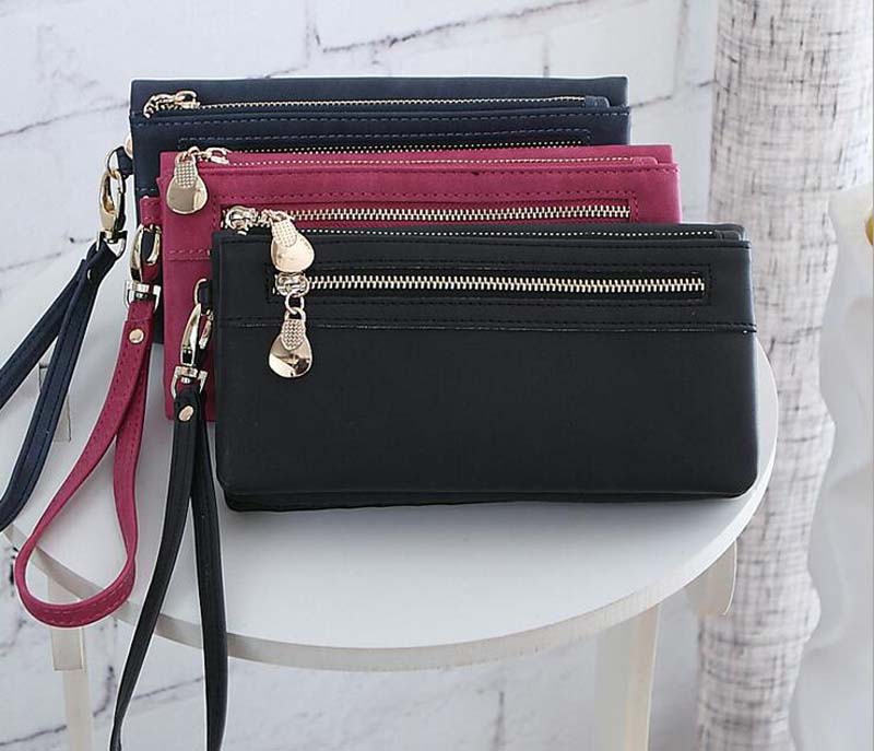50pcs Women Wallets Dull Polish Leather Wallet Double Zipper Day Clutch Purse Wristlet Handbags, Red
50pcs Women Wallets Dull Polish Leather Wallet Double Zipper Day Clutch Purse Wristlet Handbags, Red