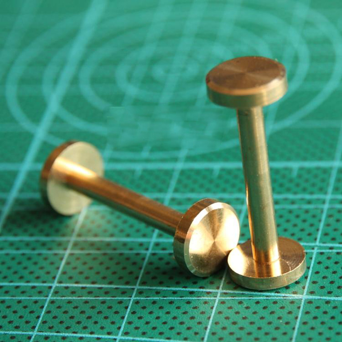 height 22mm wallet bag screw energy saving brass belt Rivet diy handmade leather car key case fastener hardware part