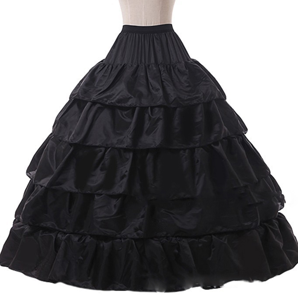 4 Hoops 5 Layers Ruffles Lolita Petticoat for Girls Wedding Accessories Underskirt for Ball Gown Dresses Quinceanera Dress Crinoline, Black
4 Hoops 5 Layers Ruffles Lolita Petticoat for Girls Wedding Accessories Underskirt for Ball Gown Dresses Quinceanera Dress Crinoline, Black