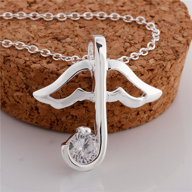 New arrival lmperial crown pendant necklace white gemstone sterling silver plated necklace STSN579,fashion 925 silver necklace factory