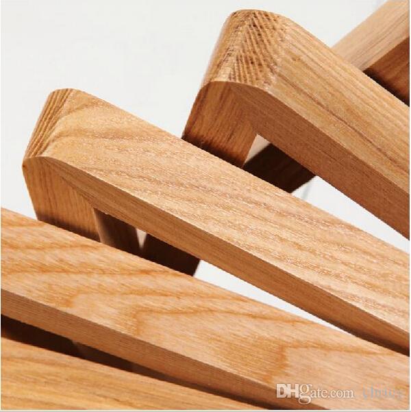 Novelty modern handmade wood pendant lights chandeliers lighting E27 for bar restaurant dining room decoration indoor lighting fixture