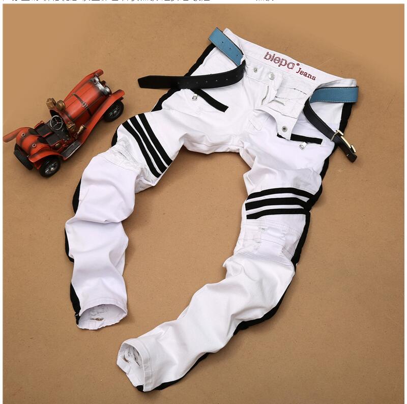 2016 Fashion Men Jeans Men'S Midweight Full Length Mens Jeans Holes Men Pants Jeans Brand 2016 Men Jeans Pants Pantalon Homme Jeans De Marqu