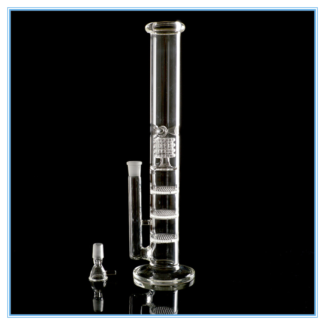 Three layers honeycomb and cage filter high-grade glass bongs glass water pipes ash catcher recycler oil rigs Height 45mm Jonit size 18mm
Three layers honeycomb and cage filter high-grade glass bongs glass water pipes ash catcher recycler oil rigs Height 45mm Jonit size 18mm