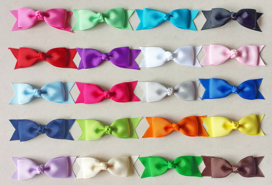20pcs 3inch high quality grosgrain ribbon hair bows clips children hair accessories baby hairbows girl hair bows with alligator clip HD3295
