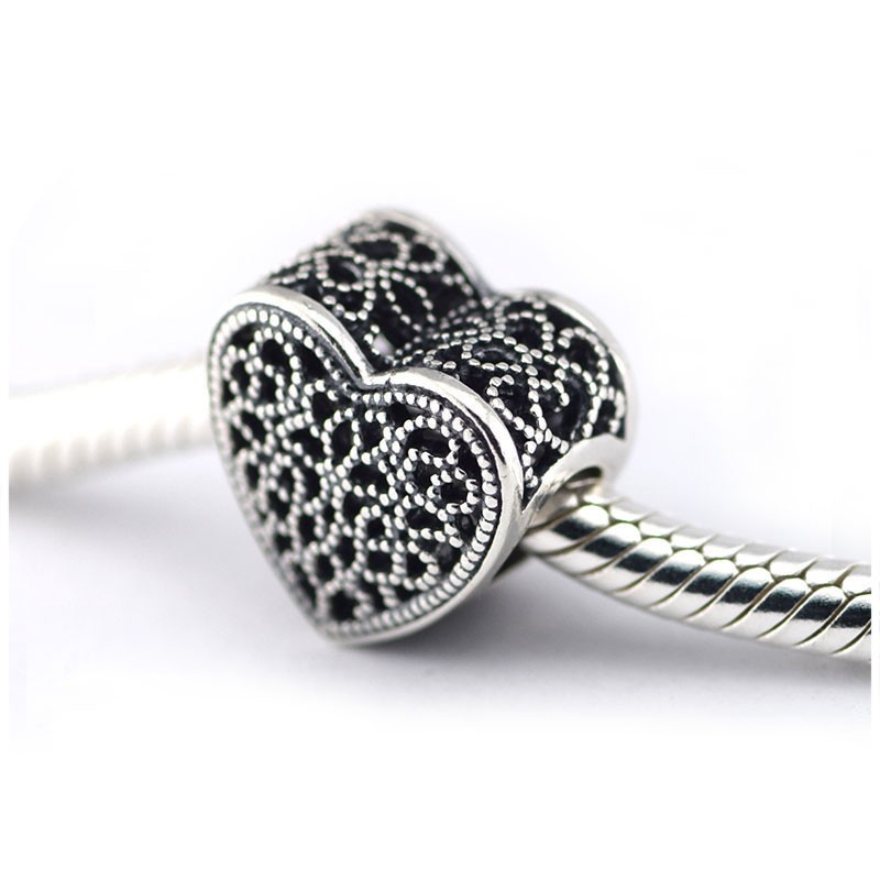 Fits pandora Charms Bracelet 100% 925 Silver Love Beads Filled with Romance Charm Women Jewelry Valentine's Day Gift, Black
Fits pandora Charms Bracelet 100% 925 Silver Love Beads Filled with Romance Charm Women Jewelry Valentine's Day Gift, Black