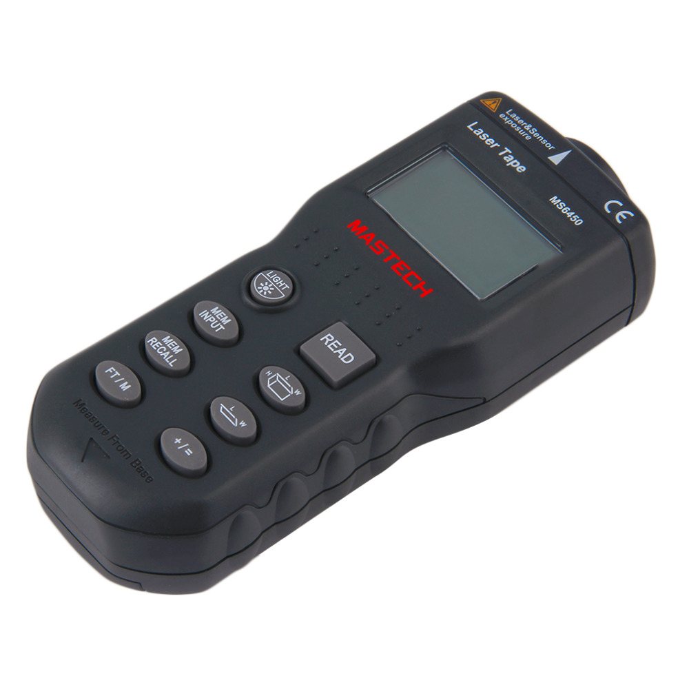 Wholesale-High Quality laser distance meter range finder telemetro laser Ultrasonic Distance Measure Point Rangefinder LCD