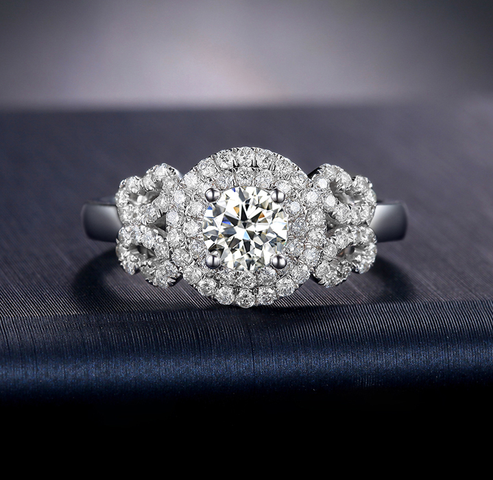 Victoria Wieck Round Cut Stunning Jewelry 925 Sterling Silver White Sapphire Simulated Diamond Gemstones Wedding Band Flower Ring Size 5-11