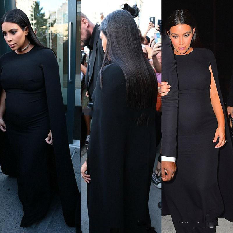 Kim Kardashian Black Celebrity Maternity Prom Dresses for Pregnant Women 2017 Jewel Satin Evening Gowns Long Robe De Soiree, Daffodil
Kim Kardashian Black Celebrity Maternity Prom Dresses for Pregnant Women 2017 Jewel Satin Evening Gowns Long Robe De Soiree, Daffodil