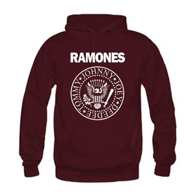 Wholesale-Men Cool Custom Design Ramones Popular Rock Hip Hop Print Casual Hoodies Sweatshirts Fashion Persionalized Special High Quality