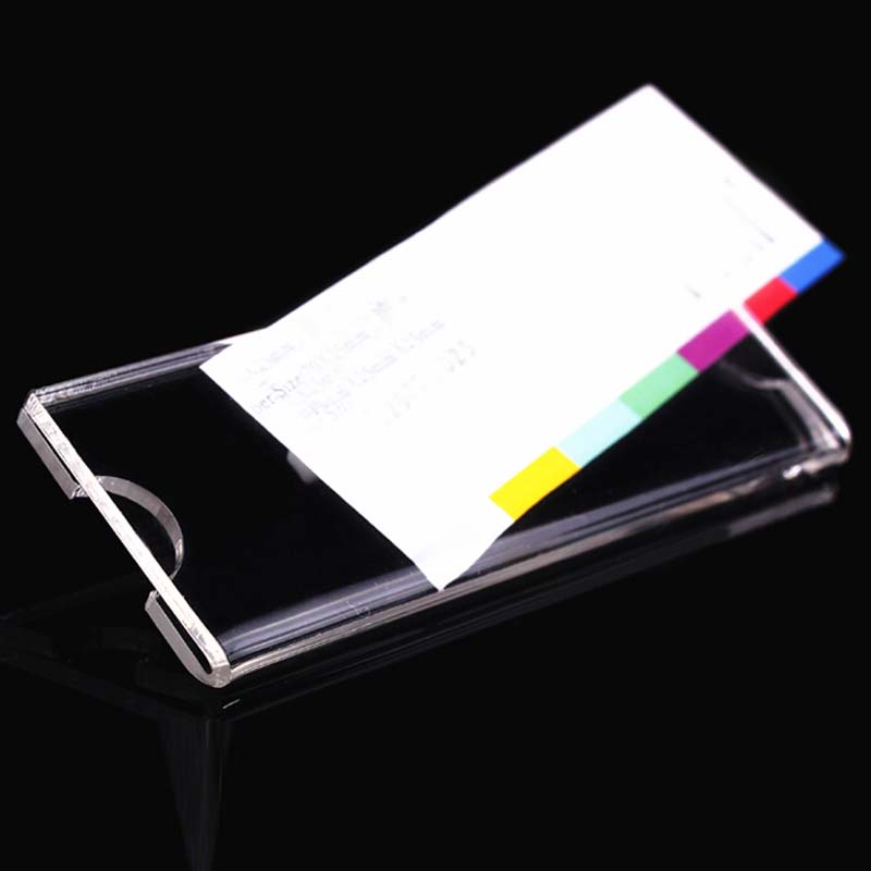 30 Pieces/Lot 50x20mm Card ID Holders Name Badge Work Employee Card Pin Brooch Business Display School Office Supplies Papelaria