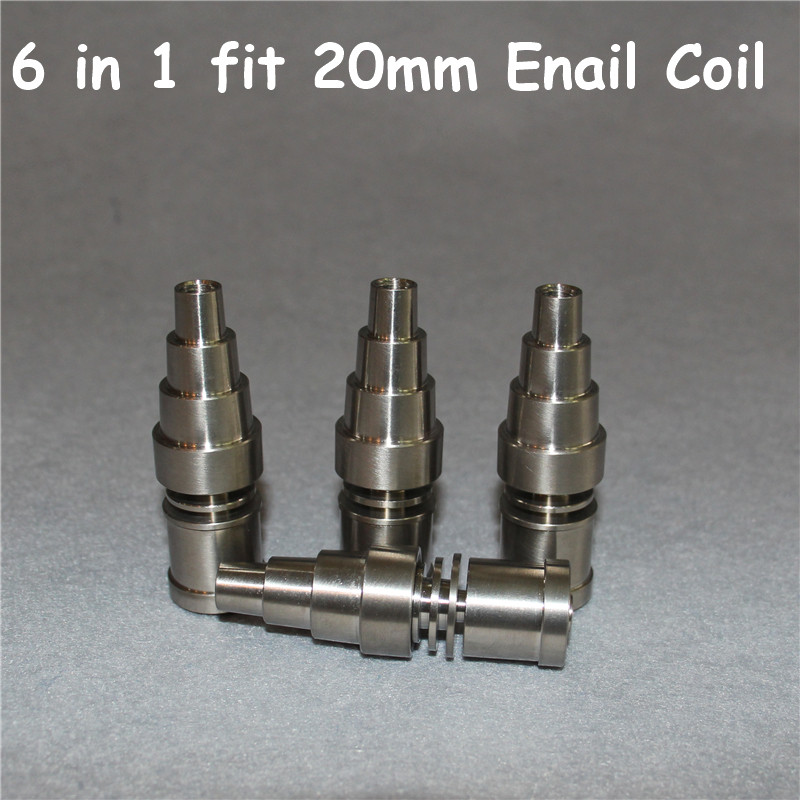 6 IN 1 Titanium Banger fit 20mm Electrical nail coil Domeless Titanium Nail Bangers For Male and Female Titanium Bangers Nails
6 IN 1 Titanium Banger fit 20mm Electrical nail coil Domeless Titanium Nail Bangers For Male and Female Titanium Bangers Nails