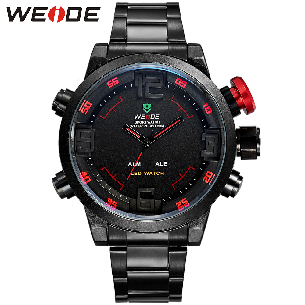 Hot WEIDE Watches Men's Casual Watch Multi-function Led Watches Men Dual Time Zone With Alarm Sports Diver Quartz Wristwatches
Hot WEIDE Watches Men's Casual Watch Multi-function Led Watches Men Dual Time Zone With Alarm Sports Diver Quartz Wristwatches