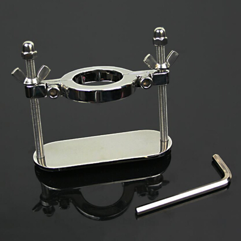 35mm Stainless Steel Scrotum Stretcher Metal Cock Ring Penis Crotum Ball Stretcher Weight for CBT