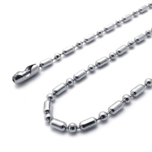 304 Stainless Steel 2.4mm Beaded Ball Chains Necklace 50cm 55cm 60cm 70cm 20pcs/lot FN101
304 Stainless Steel 2.4mm Beaded Ball Chains Necklace 50cm 55cm 60cm 70cm 20pcs/lot FN101