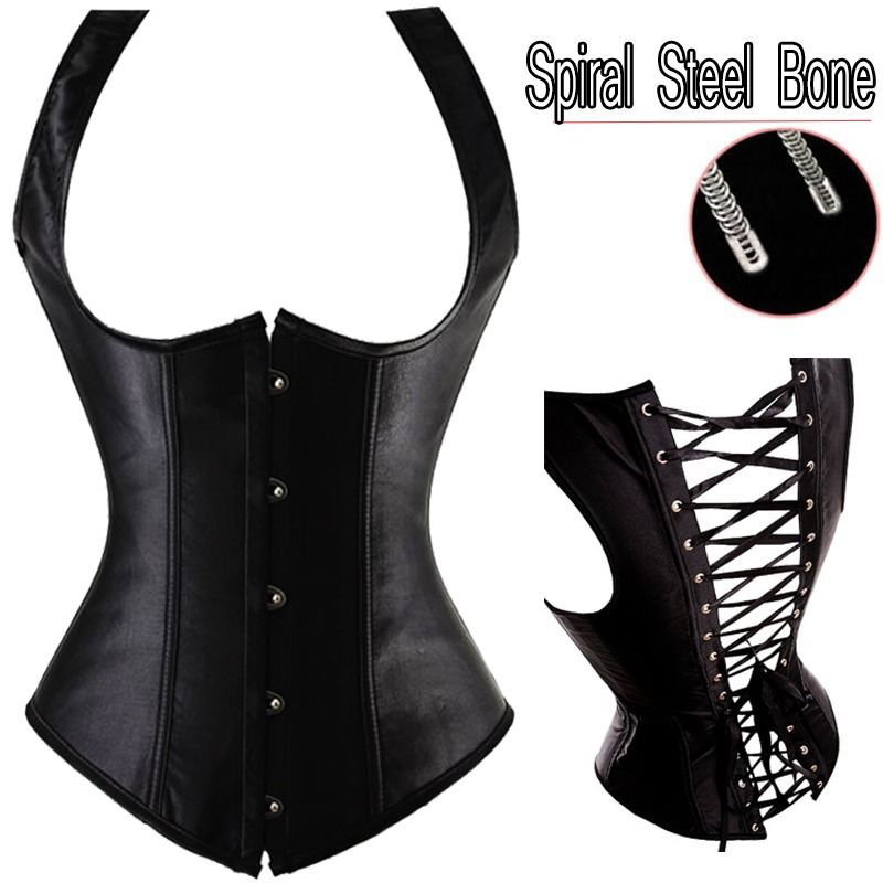 Wholesale-Hot Sale Black Corsets Waist Training Corset Spiral Steel Bone Strappy Waist Trainer Party Sport Shaper Fast Delivery
Wholesale-Hot Sale Black Corsets Waist Training Corset Spiral Steel Bone Strappy Waist Trainer Party Sport Shaper Fast Delivery