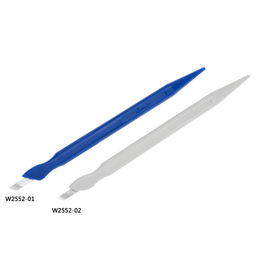 High Quality LUSHCOLOR Disposable Permanent Microblading Eyebrow Tattooing Pen Professional Manual Eye Brow Tattoo Pencil Machine