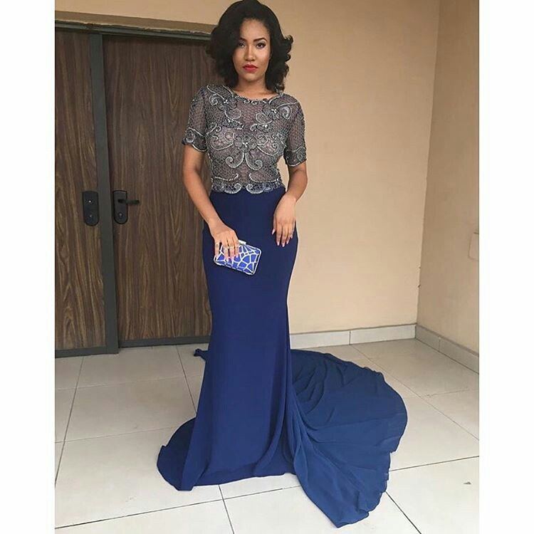Royal Blue Mermaid Lace Dresses Evening Wear With Half Sleeves Jewel Neck Formal Dress Sweep Train Vestidos Festa Chiffon Long Prom Gowns, Yellow
Royal Blue Mermaid Lace Dresses Evening Wear With Half Sleeves Jewel Neck Formal Dress Sweep Train Vestidos Festa Chiffon Long Prom Gowns, Yellow