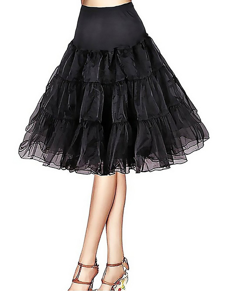 New Short Wedding Petticoats White Black Red Crinoline Girls Enaguas Novia Underskirt Rockabilly Petticoat Jupon Mariage Enaguas