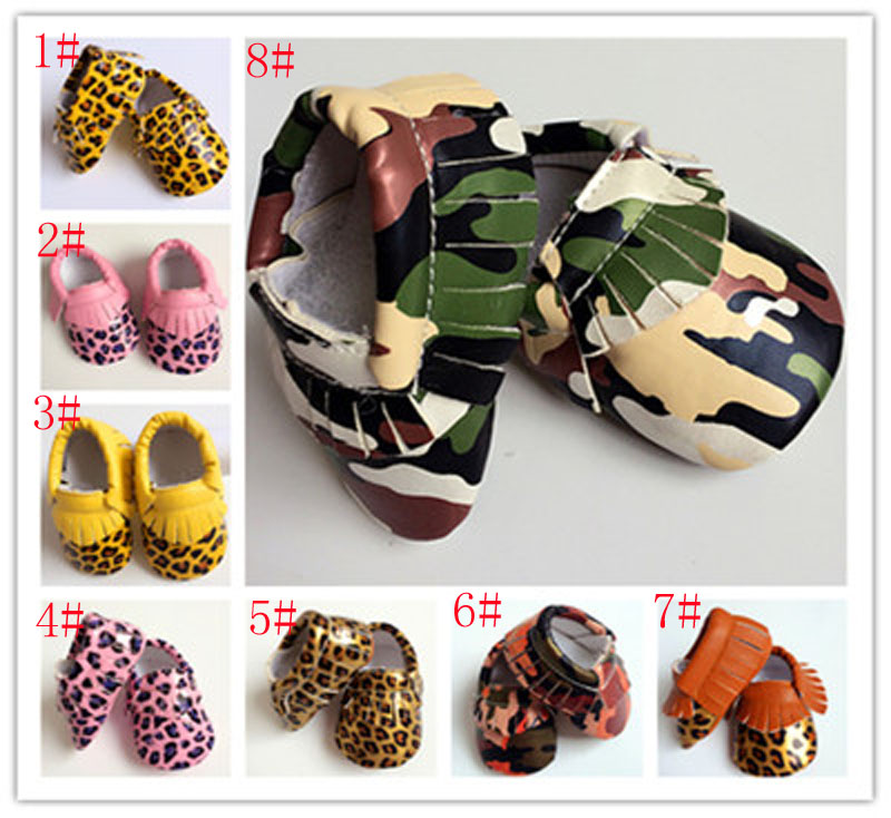2016 Baby moccasins soft sole PU leather first walker shoes baby tassels leopard stripe texture shoes maccasions shoes 8 Color, 1lot=1pair=2pcs
2016 Baby moccasins soft sole PU leather first walker shoes baby tassels leopard stripe texture shoes maccasions shoes 8 Color, 1lot=1pair=2pcs