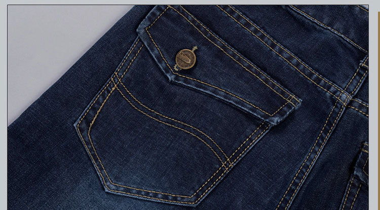 Wholesale-New Arrival Men Casual Straight Jeans High Quality Full Length men jeans fashion cotton comfortable denim jeans