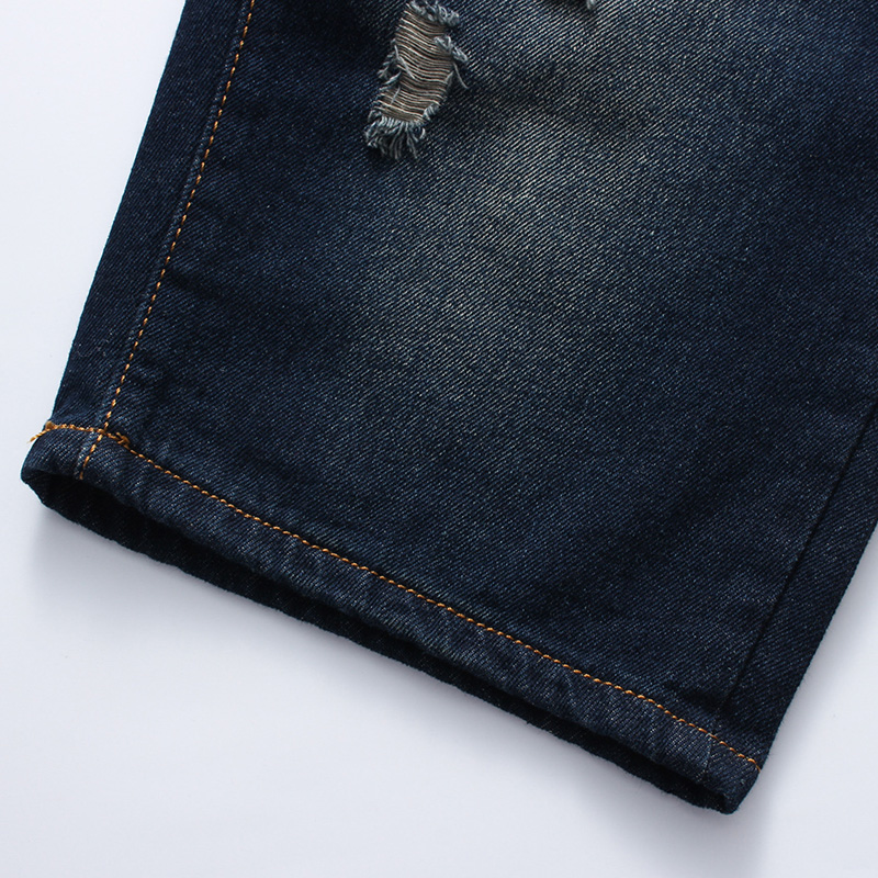 Wholesale-mens joggers short denim mens cargo shorts 28-44 F0071 hole bermuda shorts men
