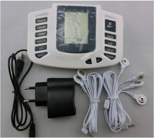Full Body Massager Health Care Electrical Muscle Stimulator Tens Acupuncture Therapy Massage Machine 4Pcs Pads R309