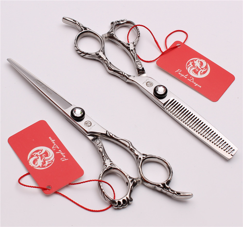 2Pcs 6" Japan 440C Dragon Professional Human Hair Scissors Cutting or Thinning Shears Barber"s Hairdressing Scissors Salon Style Tools Z9008
2Pcs 6" Japan 440C Dragon Professional Human Hair Scissors Cutting or Thinning Shears Barber"s Hairdressing Scissors Salon Style Tools Z9008