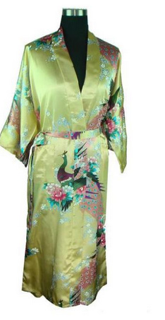 womens Solid royan silk Robe Ladies Satin Pajama Lingerie Sleepwear Kimono Bath Gown pjs Nightgown 17 colors36987527047