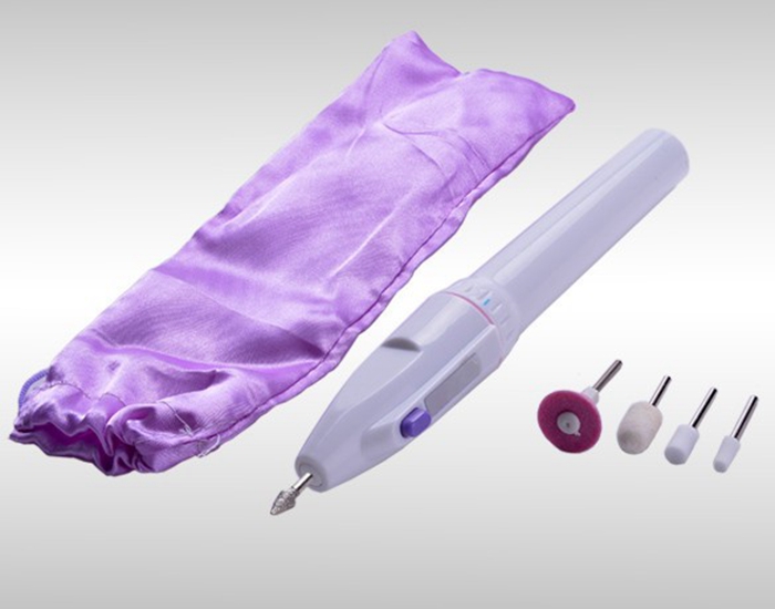 Top Quality 5 Bits Styles Electric Drill Nail Art Tips Buffer Manicure Pedicure File Grooming Tool Free Shipping